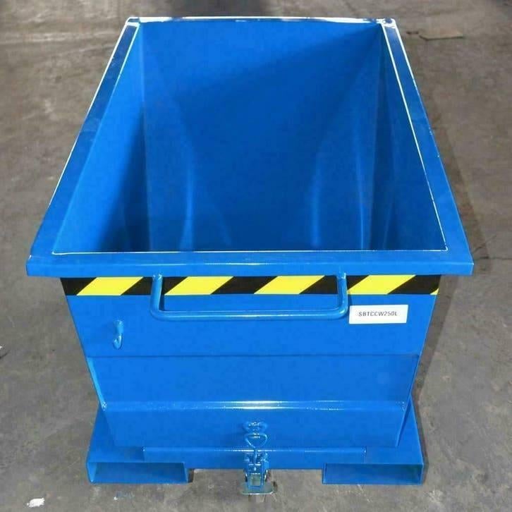 Conteneur inclinable 250L 400L 600L | Chariot élévateur, Enlèvement ou Envoi, Manuelle, Chariot élévateur