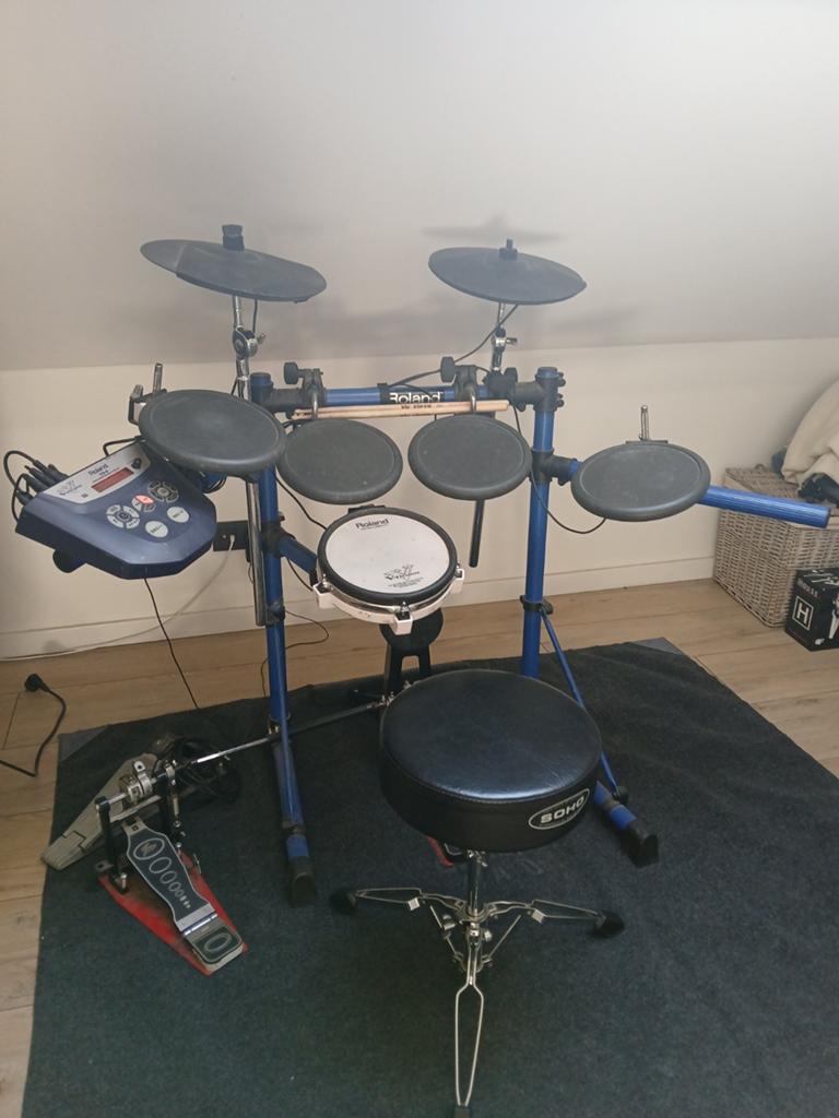 Roland TD 6 elektrisch drumstel met extra's, Musique & Instruments, Batteries & Percussions, Enlèvement, Utilisé, Roland, Électronique