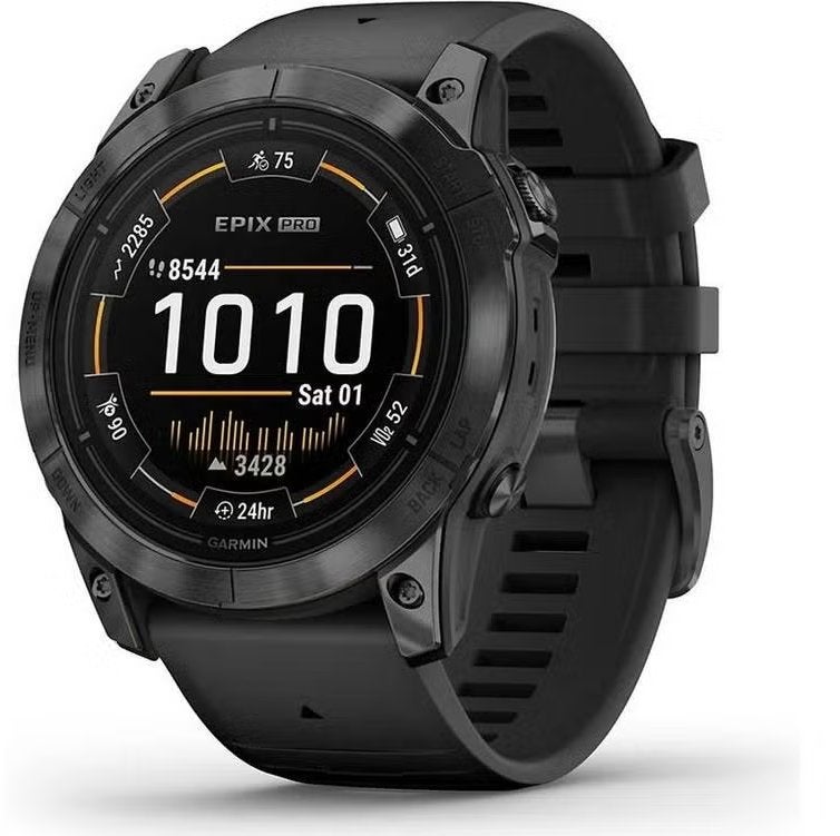 Garmin Epix Pro 51mm Sapphire Titanium, Stappen, Ophalen of Verzenden, Zo goed als nieuw, Waterdicht