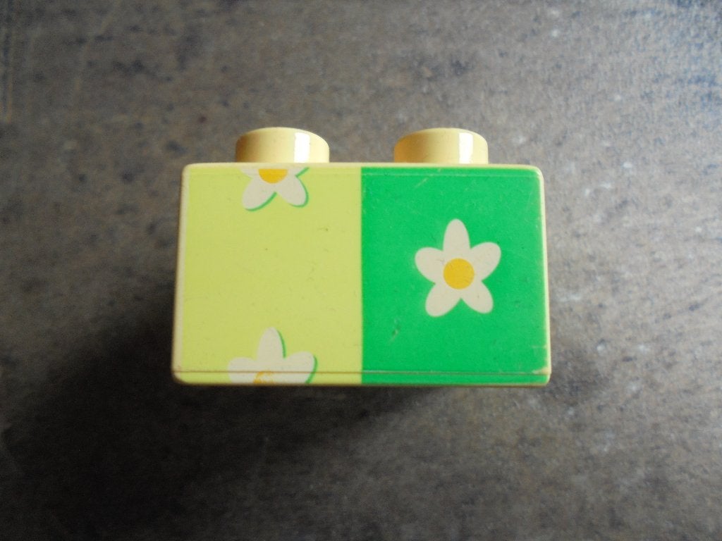 Lego Duplo Brick 2x2 (zie foto's) 2, Ophalen of Verzenden, Gebruikt, Losse stenen, Duplo
