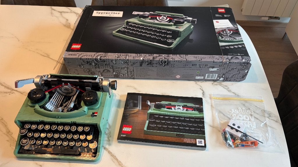 Lego typewriter, Ophalen, Lego, Complete set, Compleet