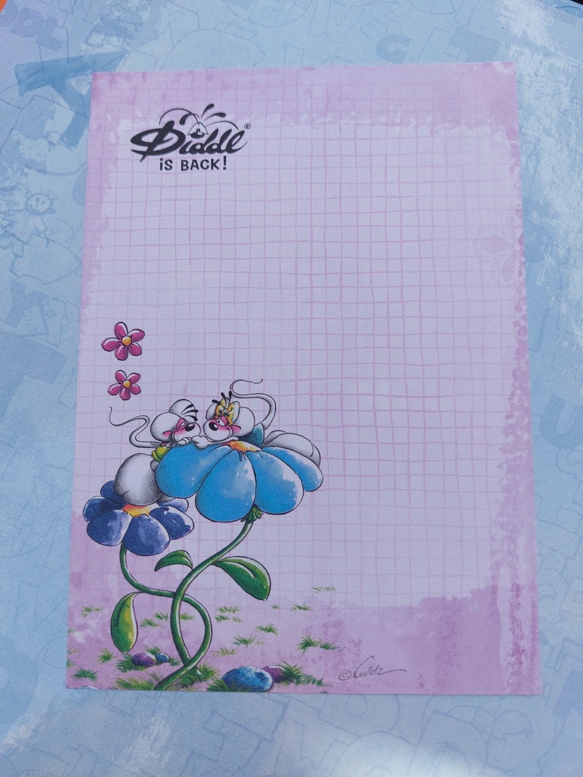 Limited edition blaadjes Diddl, Verzamelen, Diddl, Ophalen of Verzenden, Diddl