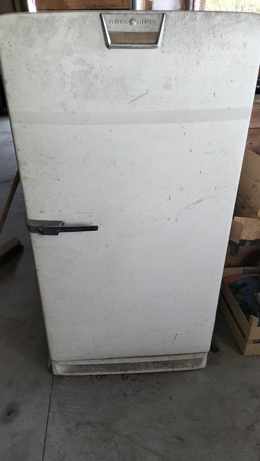 Frigo général électrique, Ophalen