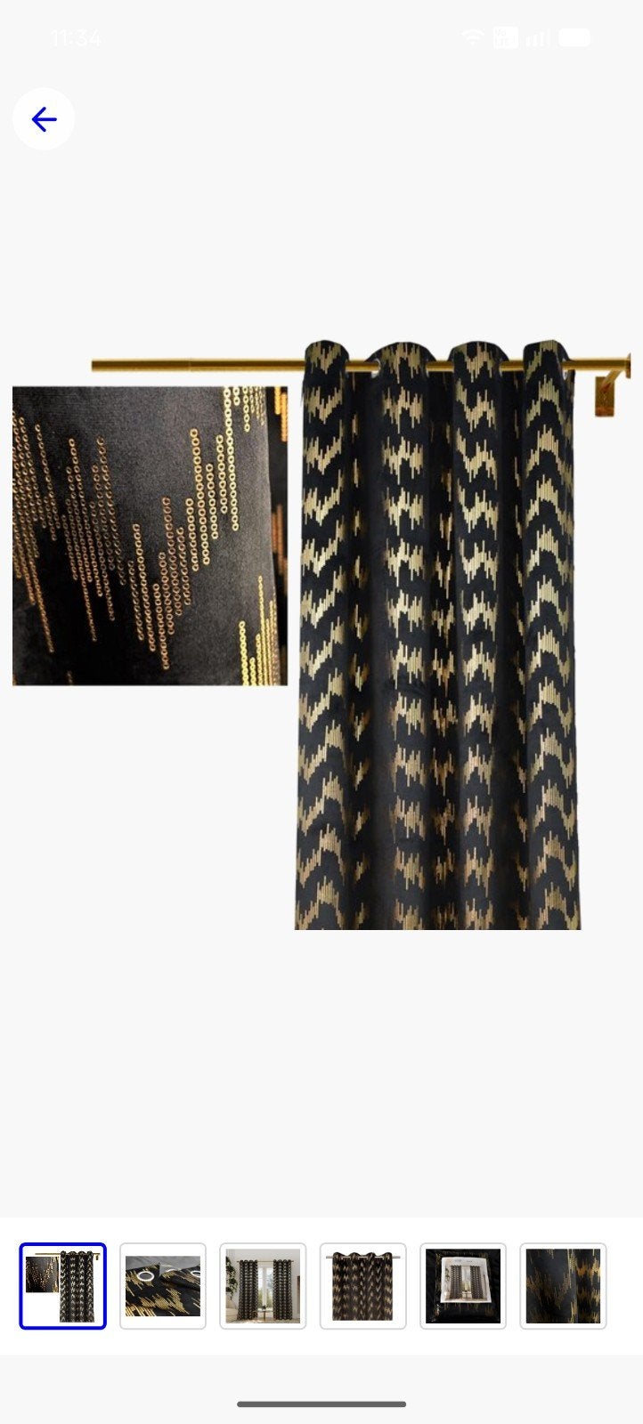 4 zwart met gouden fluwele gordijnen, 140 x 260, Huis en Inrichting, Ophalen of Verzenden, Zwart