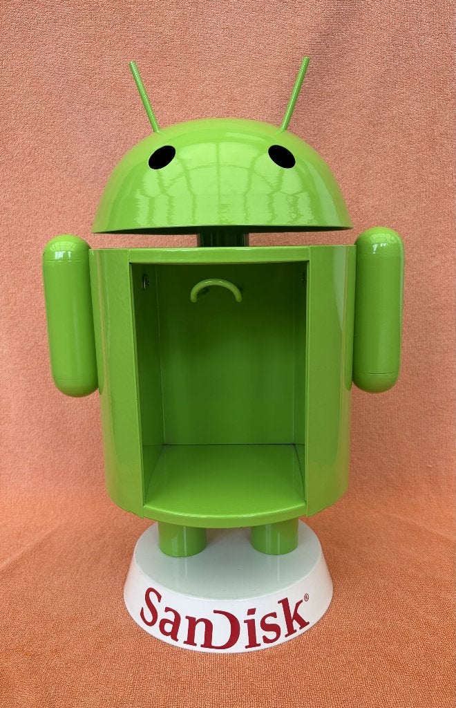 Unieke groene Android-robot / verzamelobject, Enlèvement ou Envoi, Comme neuf
