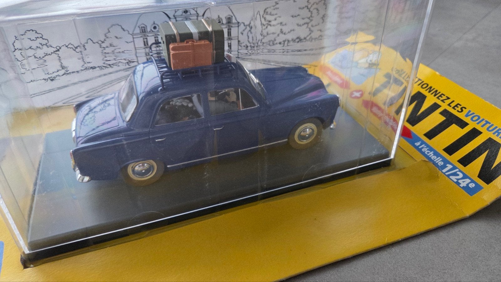Kuifje auto schaal 1/24., Hobby & Loisirs créatifs, Enlèvement ou Envoi, Neuf, Voiture