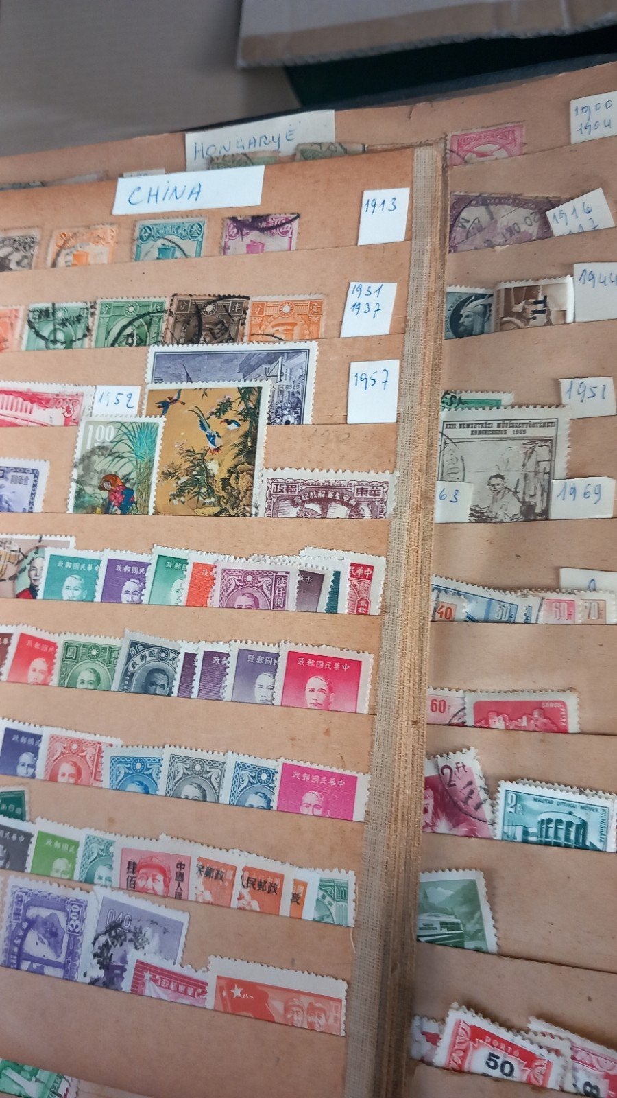 postzegels, Ophalen