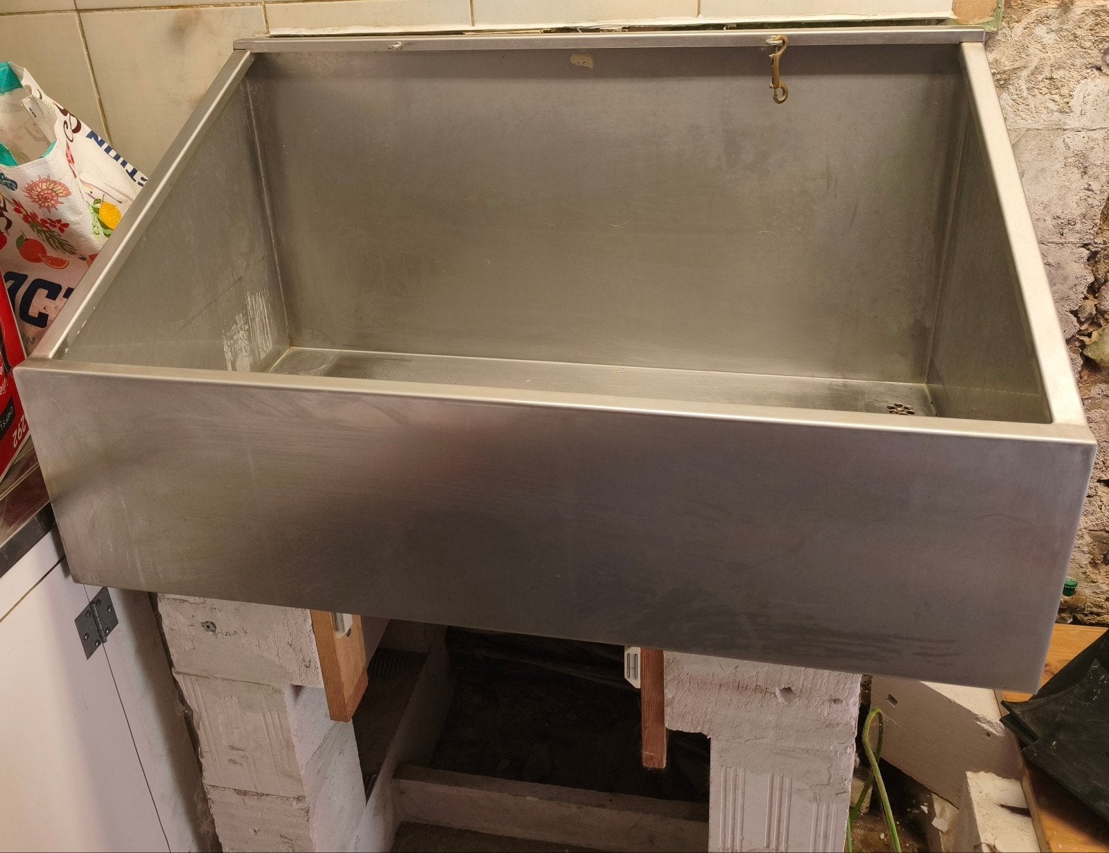 honden wasbak inox, Ophalen, Zo goed als nieuw, Overige typen