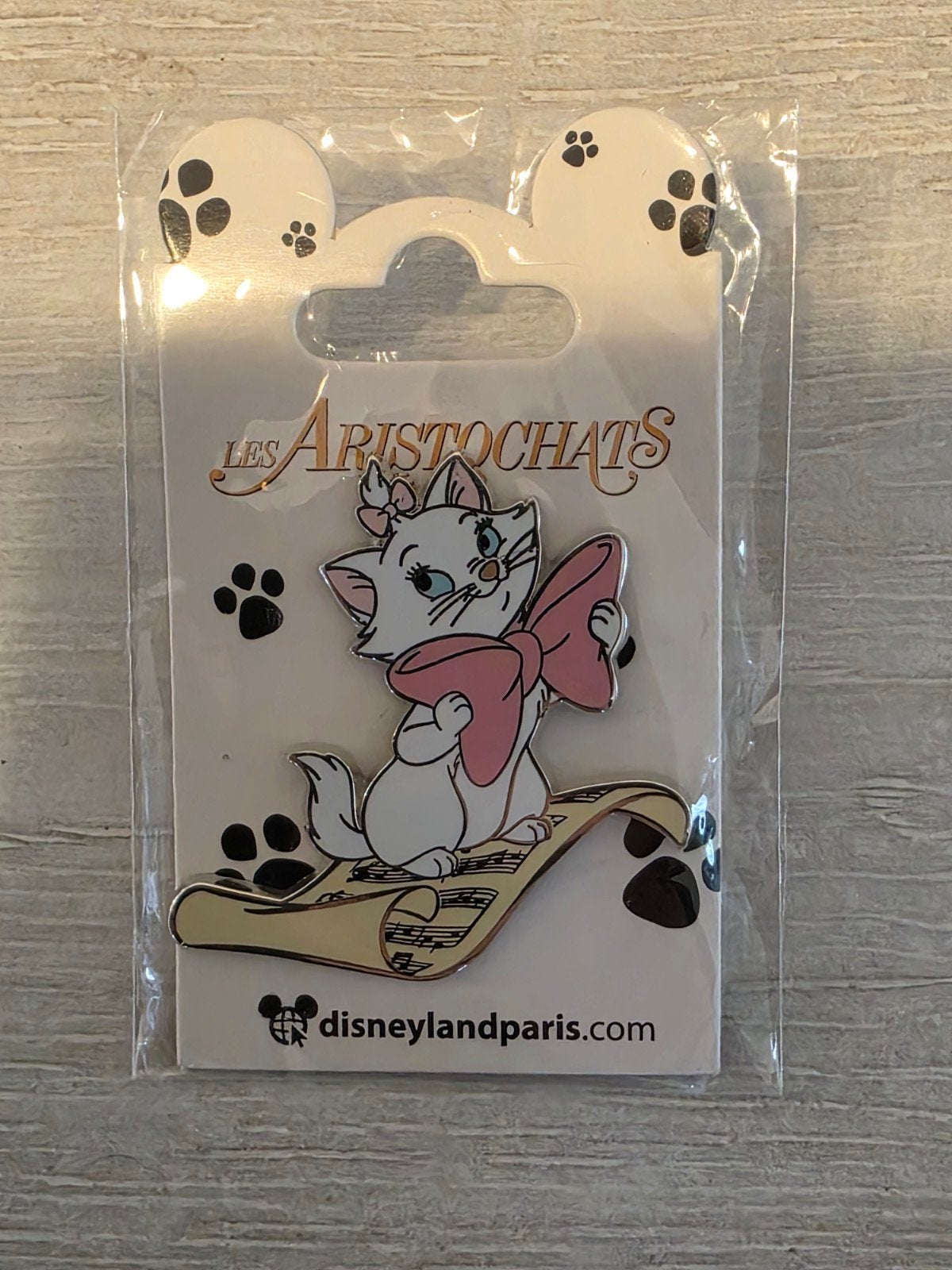 Aristochats Marie Pin Disneyland Paris, Collections, Disney, Enlèvement ou Envoi, Autres personnages, Neuf, Autres types