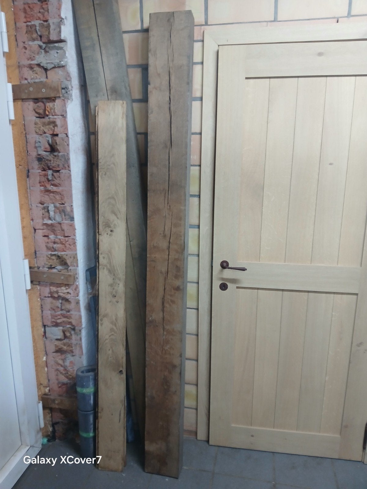 eiken balk, Doe-het-zelf en Bouw, Hout en Planken, Ophalen of Verzenden, Eiken, Balk