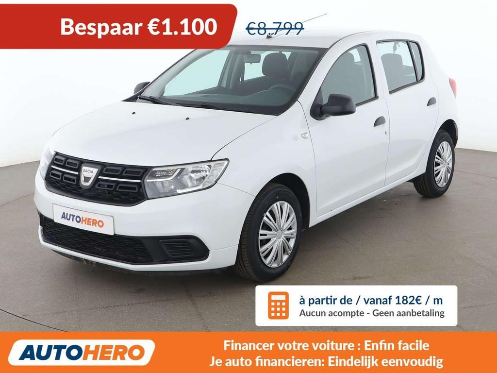Dacia Sandero 1.0 SCe Essential (bj 2019), Auto's, Dacia, Voorwielaandrijving, Stof, Gebruikt, Wit