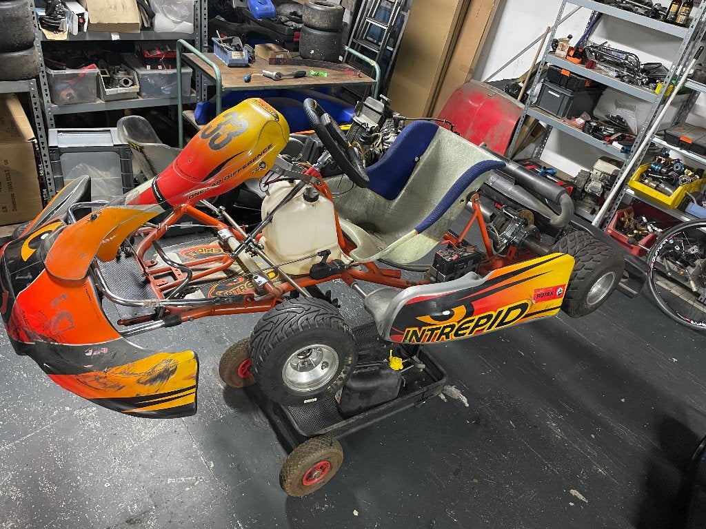 Intrepid MS3 Cruiser met Rotax Max senior motor, Sports & Fitness, Karting, Enlèvement, Utilisé, Kart