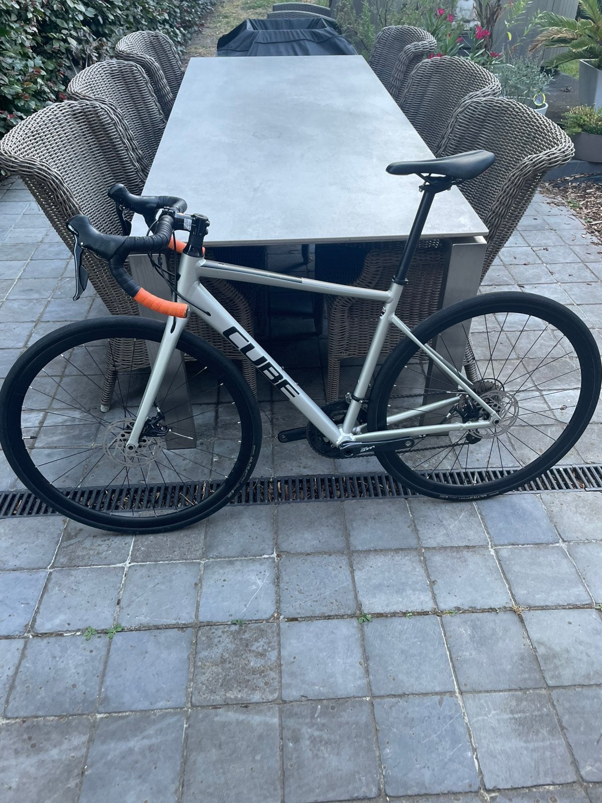 Cube Attain Pro Silver’n’Orange racefiets, Ophalen, Zo goed als nieuw