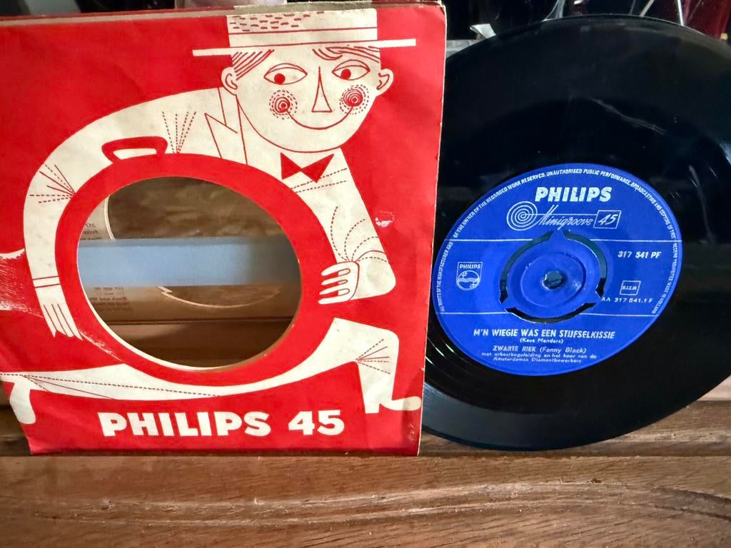 M’n Wiegie Was Een StijfselkissieSansee De Platte Boender, Originele persing, 7 inch, Single, Ophalen of Verzenden