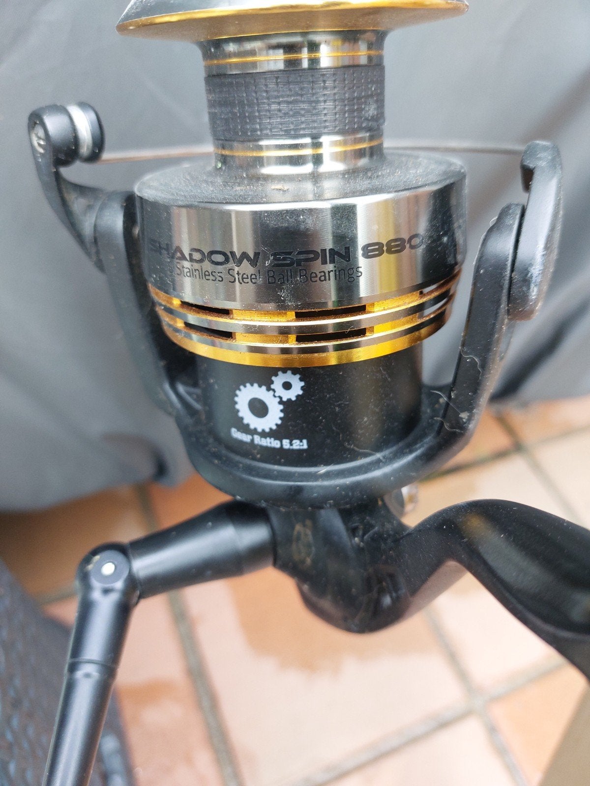 3x black cat shadow spin 880 + madcat green hengel, Ophalen