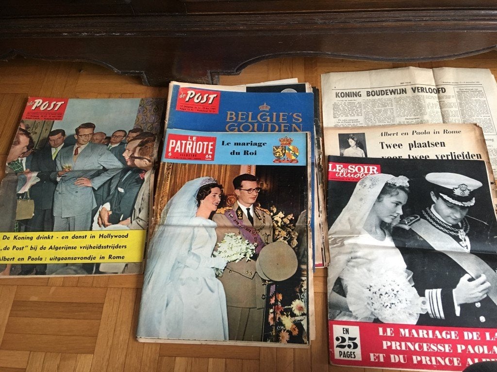 Tijdschriften koningshuis 1959-1960 - le Patriote - le Soir, Ophalen of Verzenden
