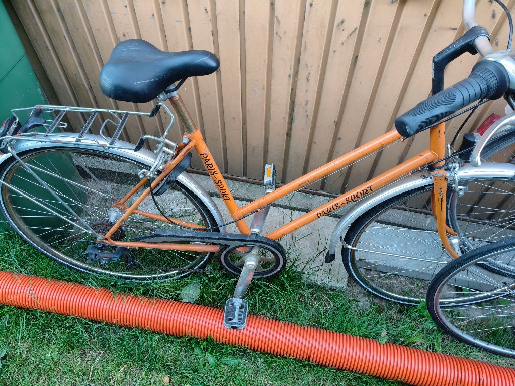 retro fietsen, Ophalen