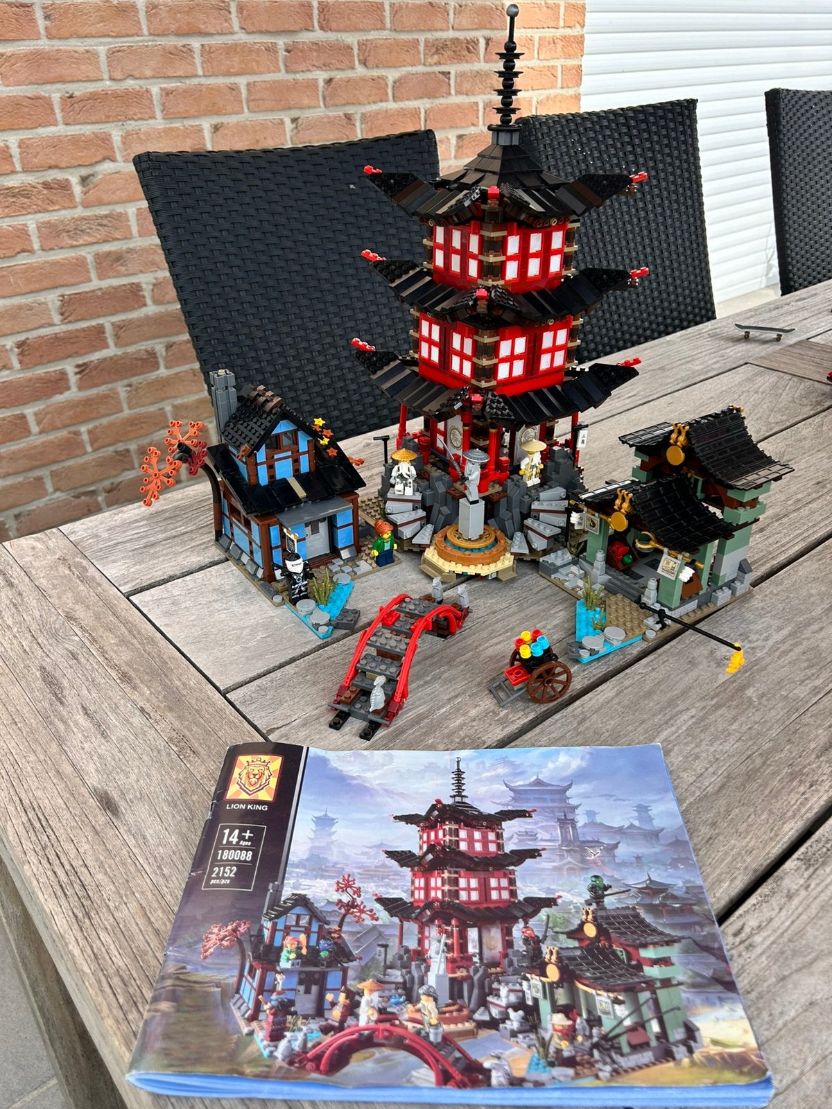 Lego ninja tempel, Ophalen, Zo goed als nieuw, Lego