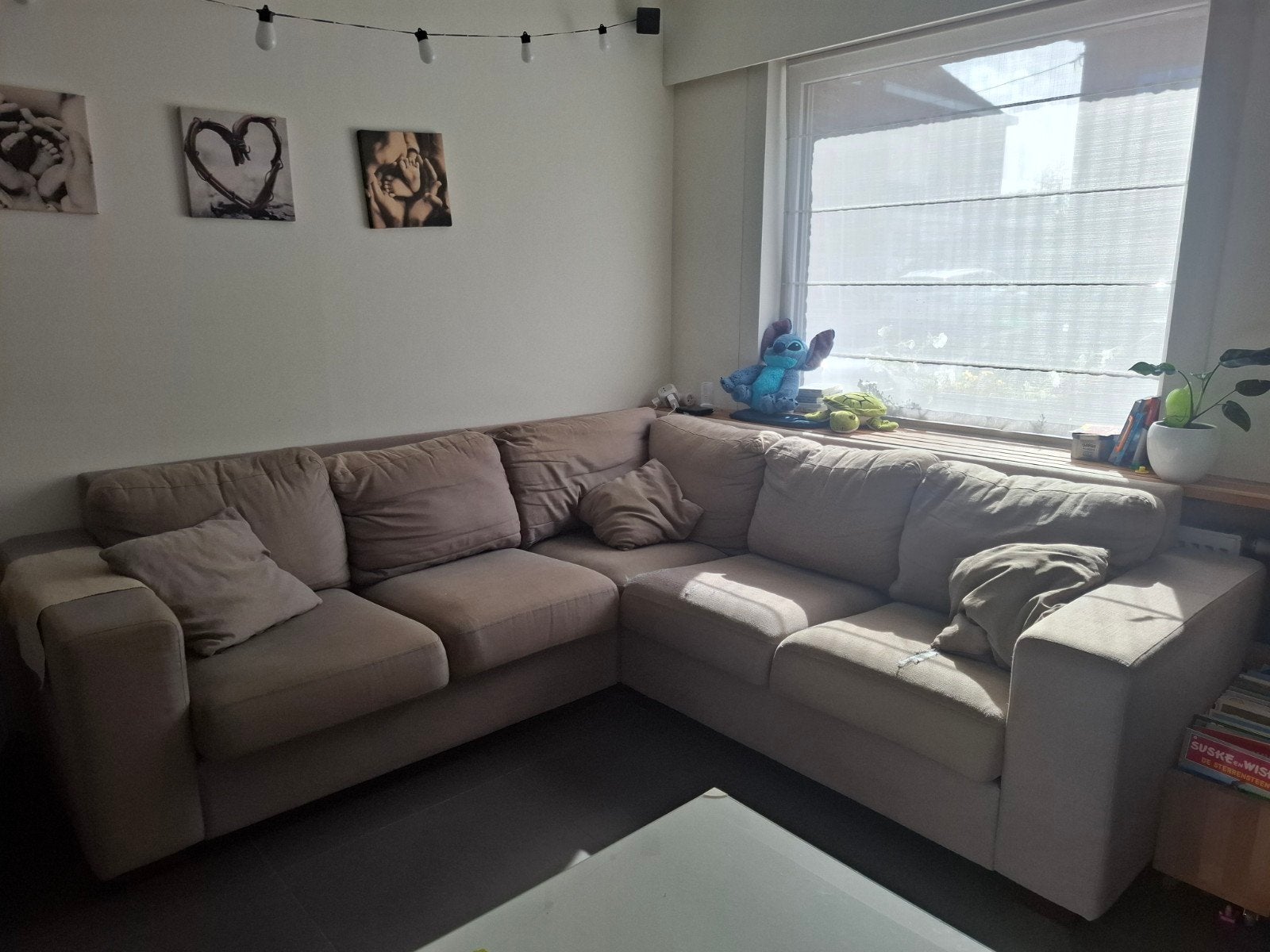 Gratis zetel hoeksalon, Ophalen, Stof