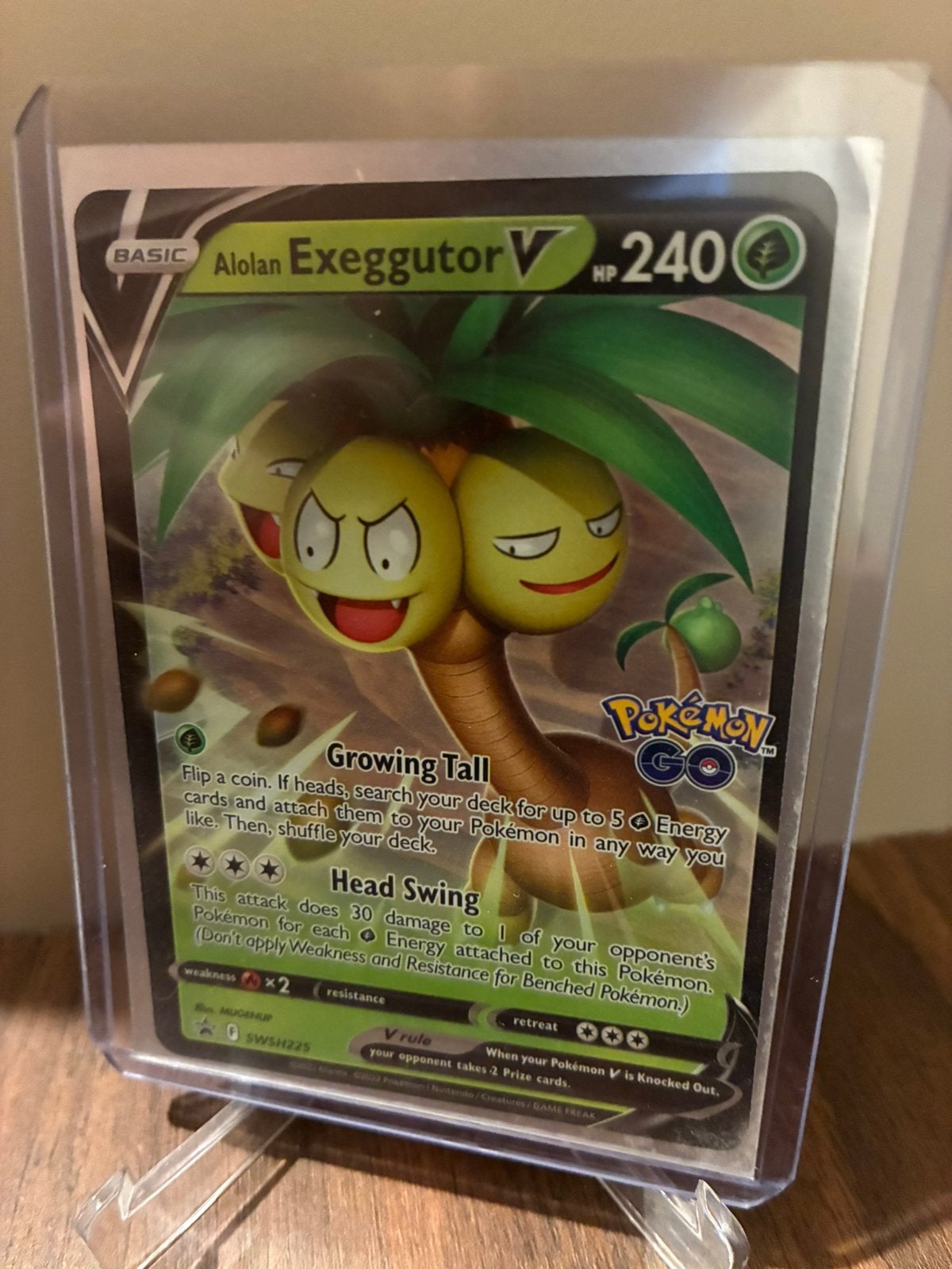 Pokemon exeggutor v promo, Ophalen of Verzenden, Zo goed als nieuw, Booster