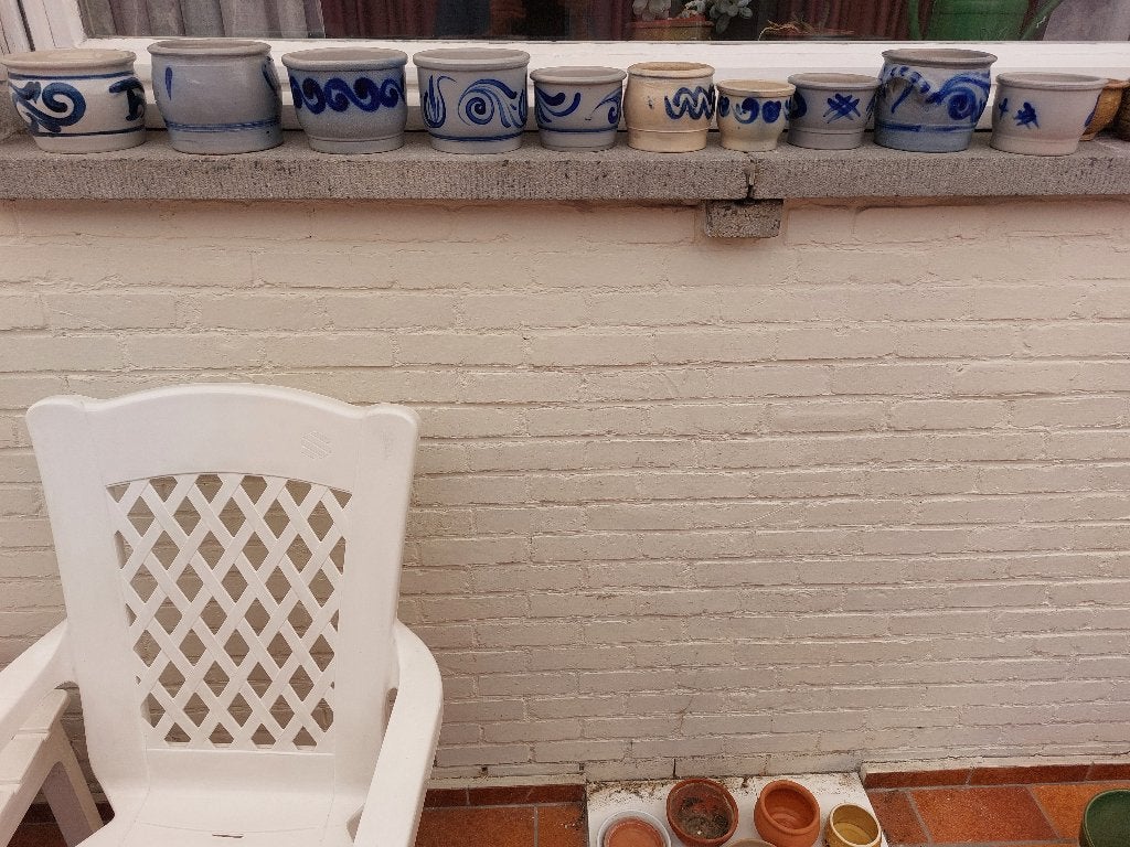 Diverse oude cachepot. 0ok per stuk verkrijgbaar., Antiek en Kunst, Ophalen
