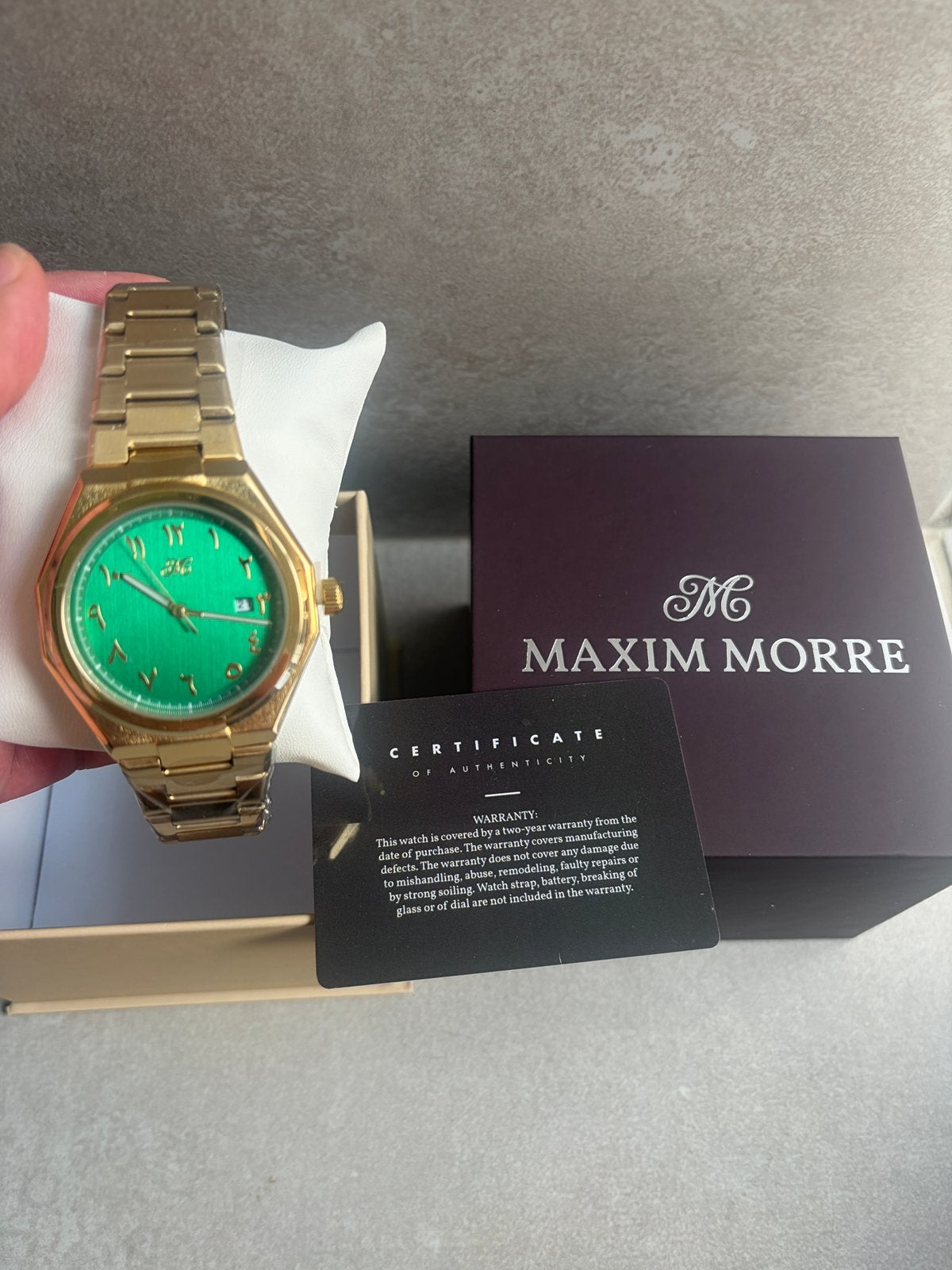 Montre homme Maxim Morre neuve, Autres marques, Enlèvement ou Envoi, Acier, Acier