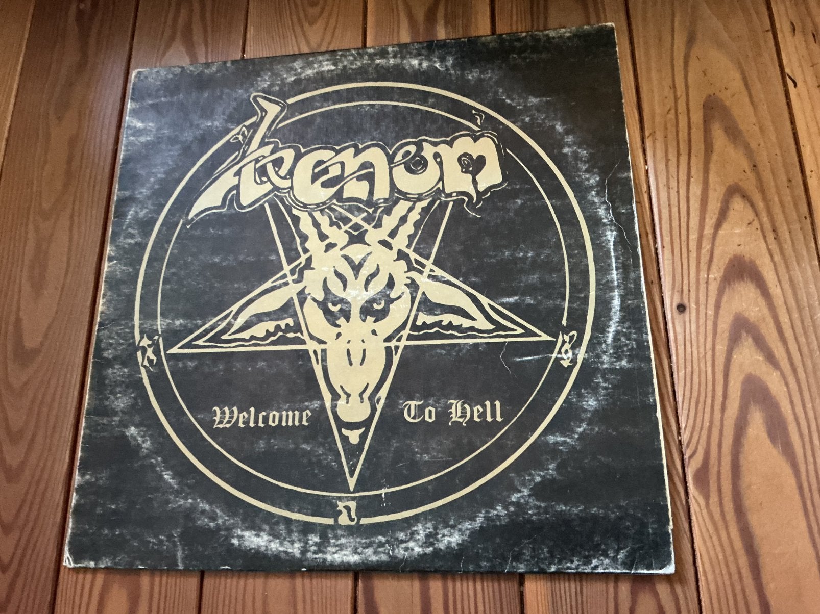 LP Venom - welcome to hell, Ophalen of Verzenden, Gebruikt, LP