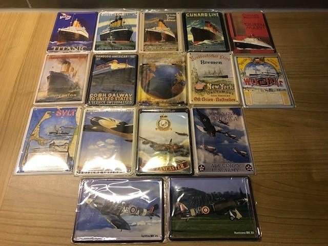 Collectable tin card, Ophalen of Verzenden, Zo goed als nieuw, Overige typen