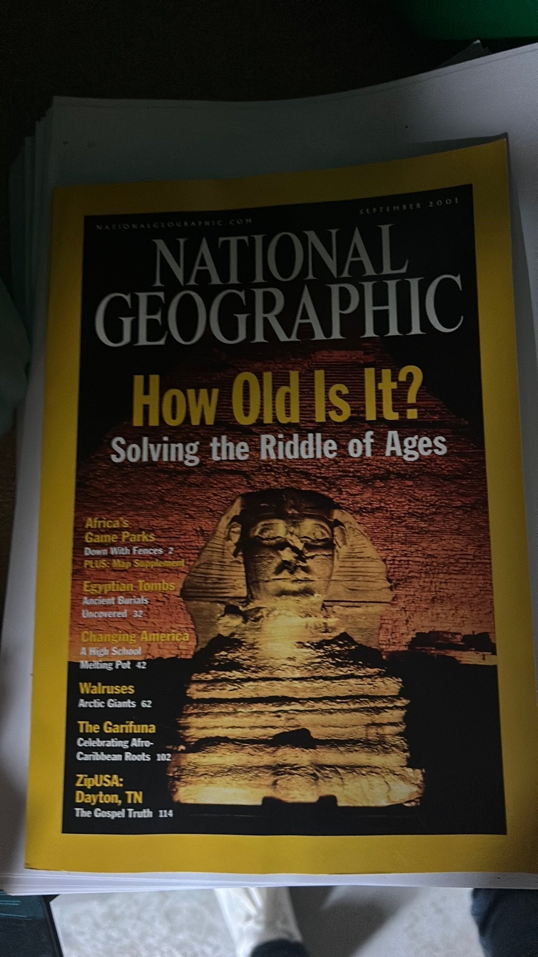 National Geographic 1990 a 2025, Livres, Journaux & Revues, Enlèvement