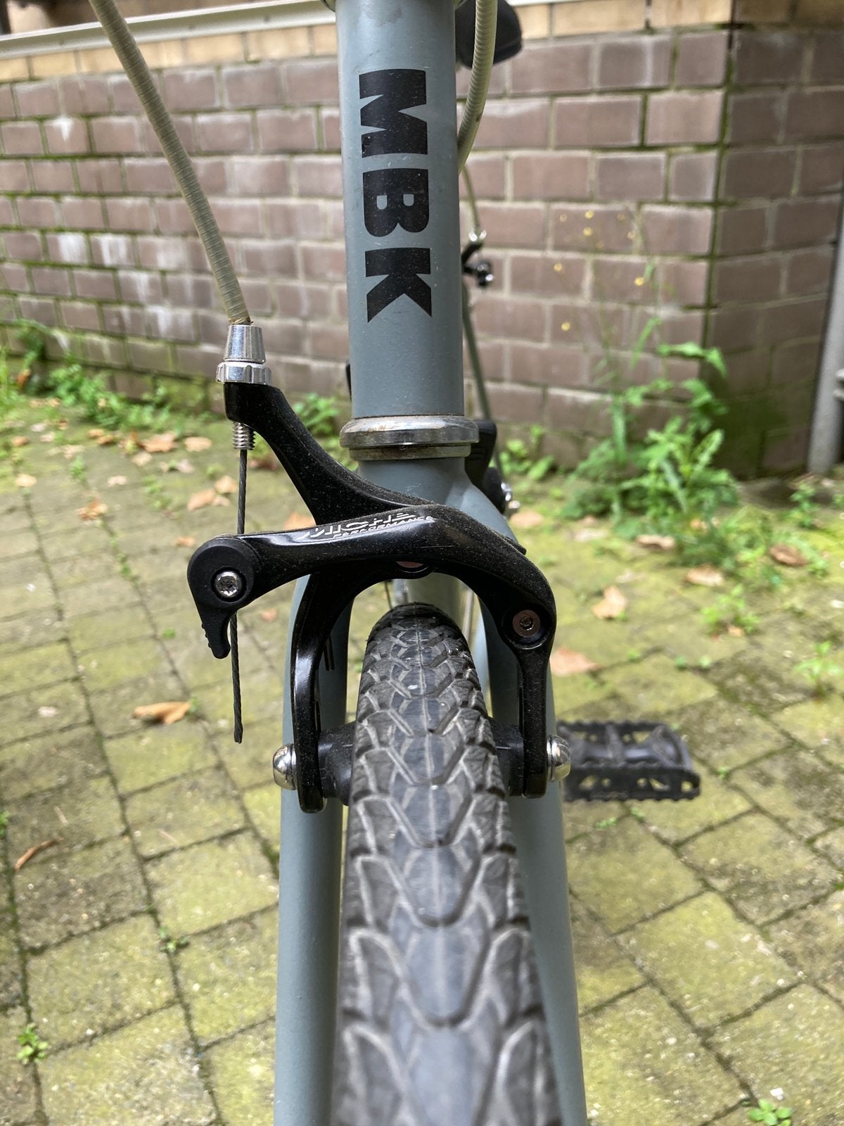 MBK Leader (vintage racefiets mixte), 28 inch, 10 tot 15 versnellingen, Velgrem, Zo goed als nieuw