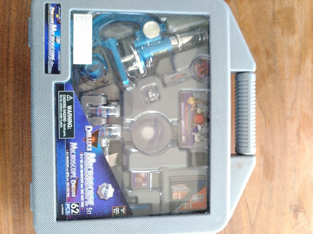Deluxe Microscoopset (62 stuks), Kinderen en Baby's, Speelgoed | Educatief en Creatief, Ophalen of Verzenden, Zo goed als nieuw