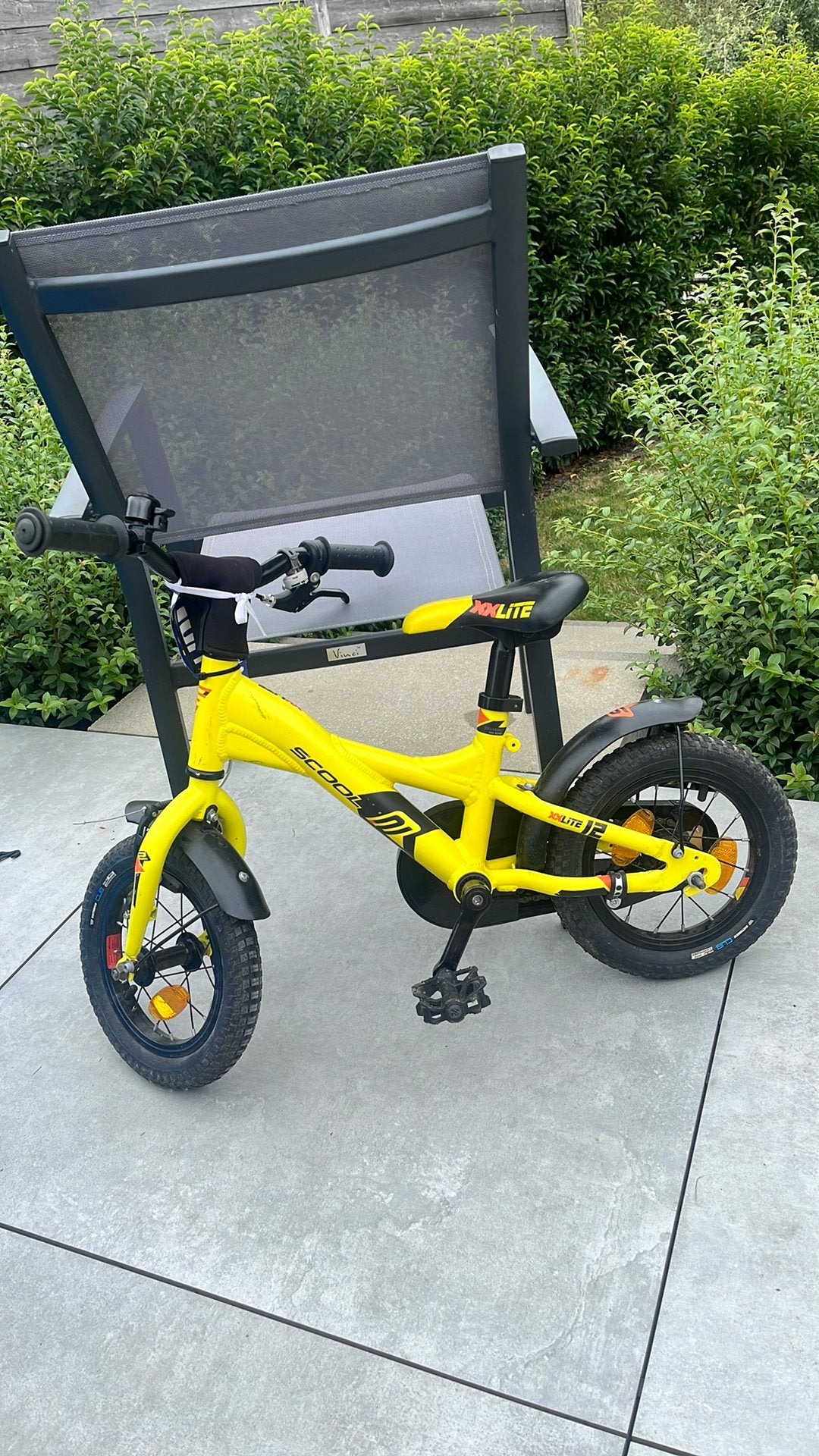 Ideale kinderfiets met zijwieltjes, Fietsen en Brommers, Ophalen, Terugtraprem, Zijwieltjes, Minder dan 16 inch