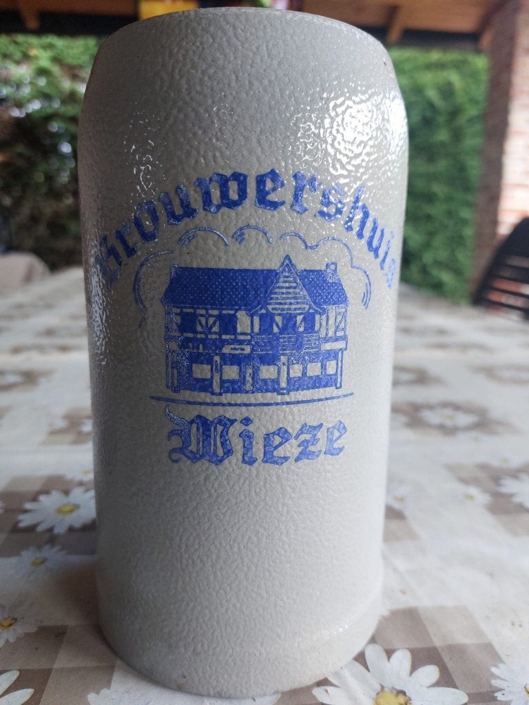 Bierpot Brouwershuis Wieze, Ophalen of Verzenden, Gebruikt, Pul(len), Overige merken