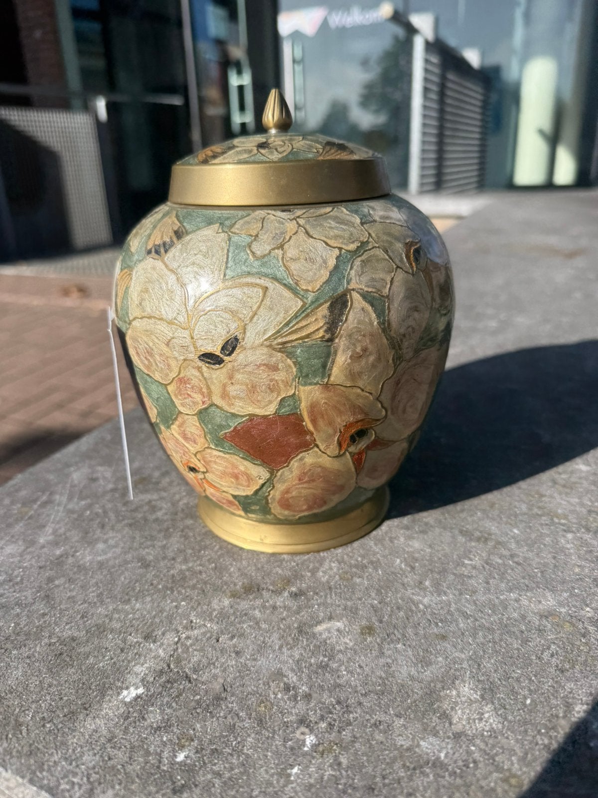 Gemberpot uit messing, Ophalen of Verzenden