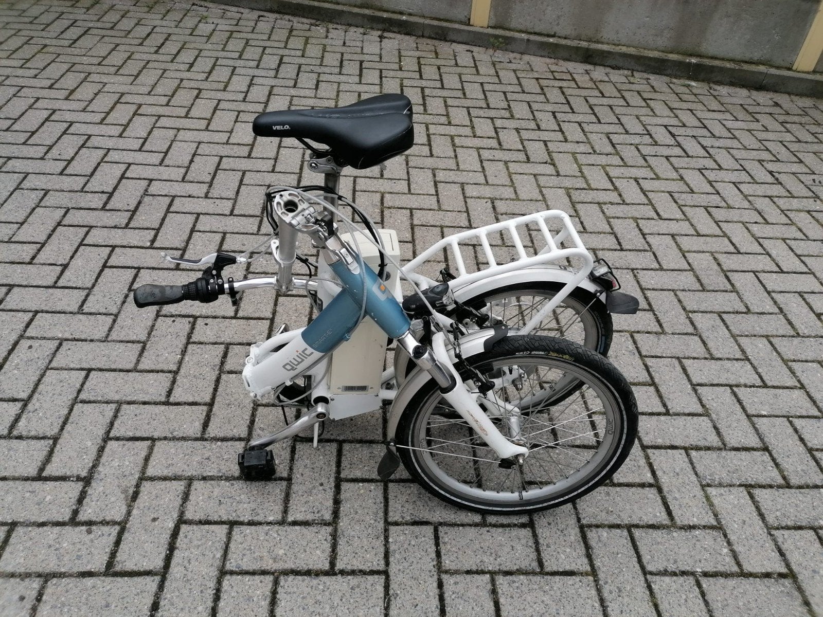 2 electrische plooifietsen Qwic Smart E 350 €/stuk, Gebruikt, Velgrem, Ophalen, Overige merken