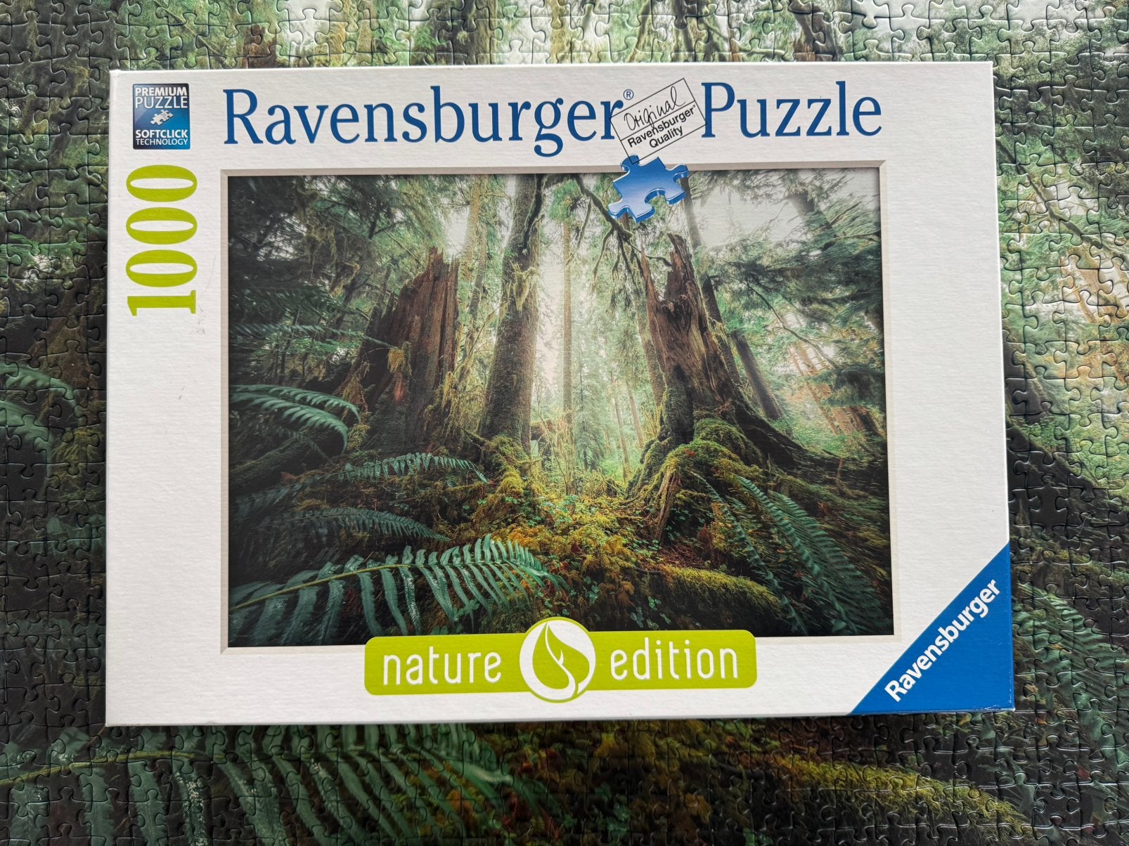 Ravensburger natuurpuzzel - 1000 stukjes, Enlèvement, 500 à 1500 pièces, Utilisé, Puzzle