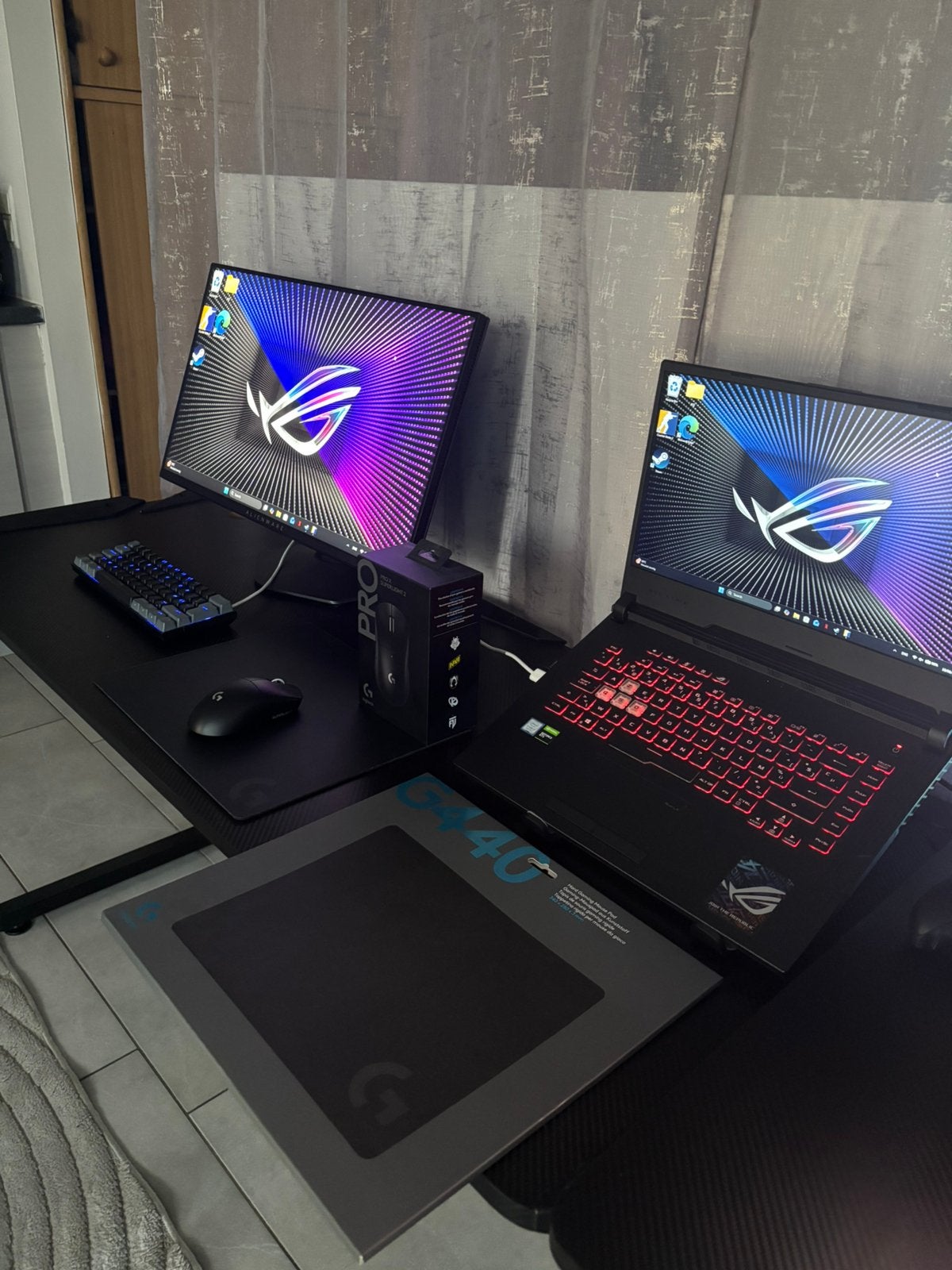 Gaming Laptop setup, Computers en Software, Ophalen, Zo goed als nieuw, Gaming