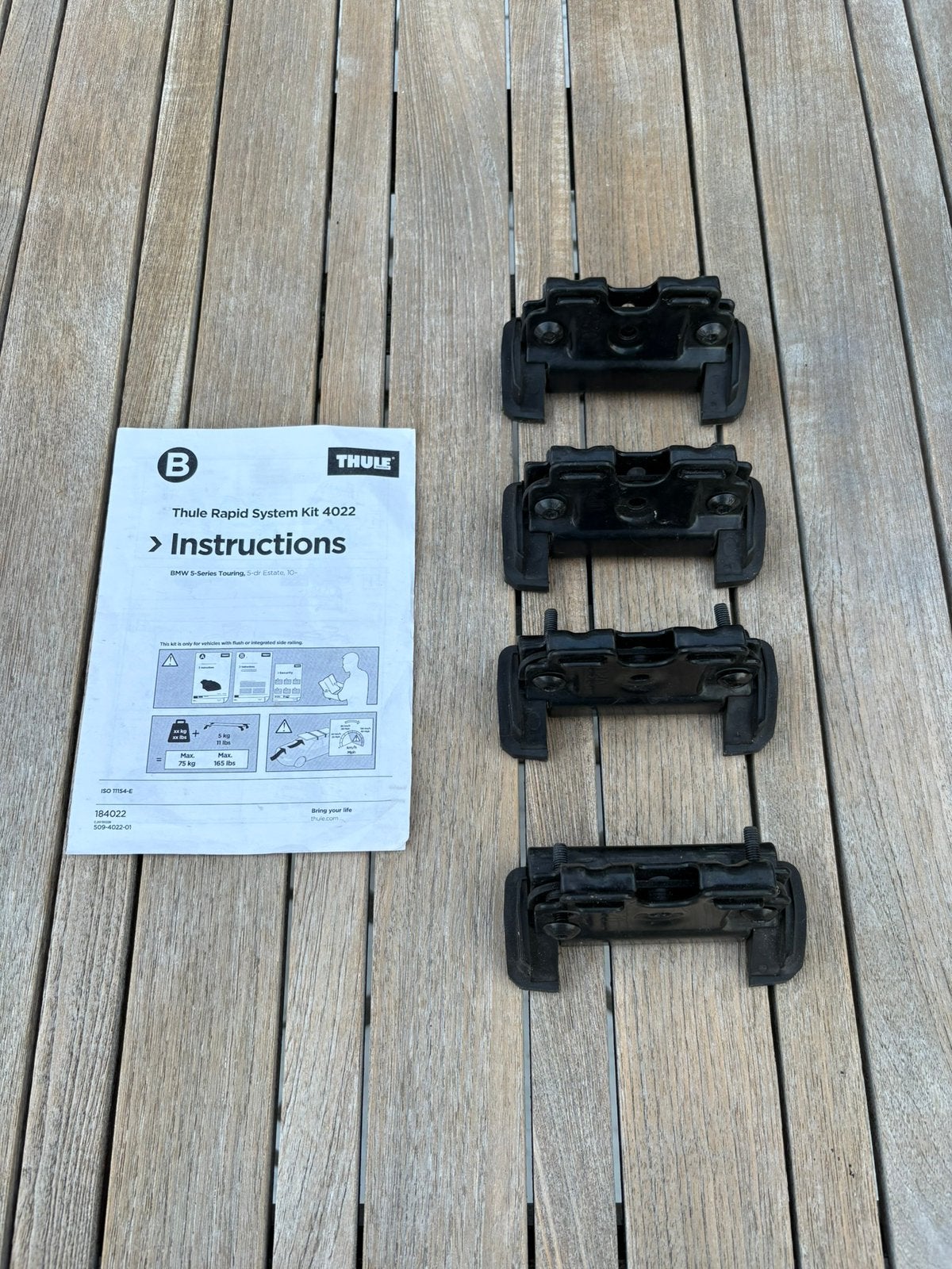 Thule rapid system kit 4022, Enlèvement, Comme neuf
