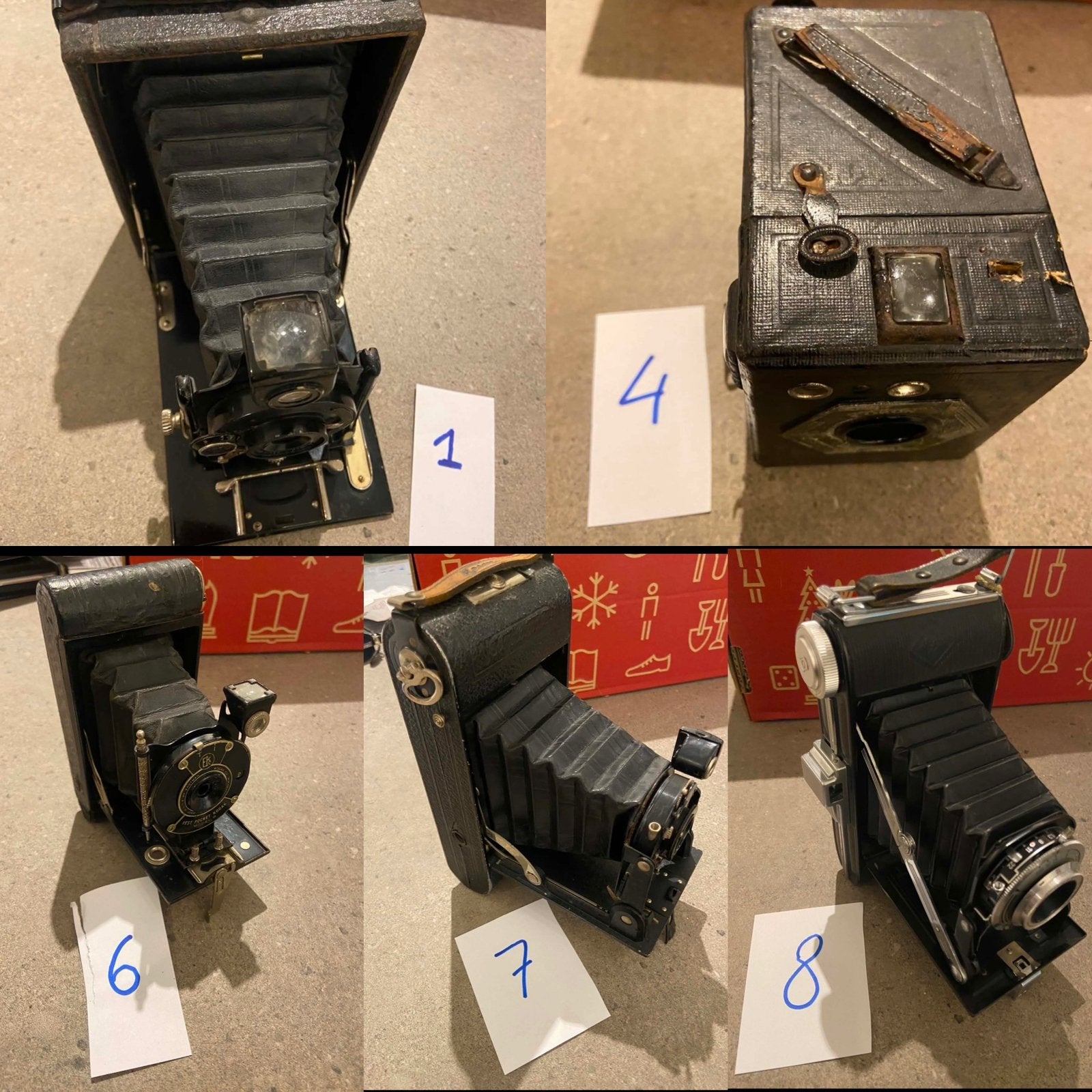 Lot van 5 camera’s, Enlèvement ou Envoi