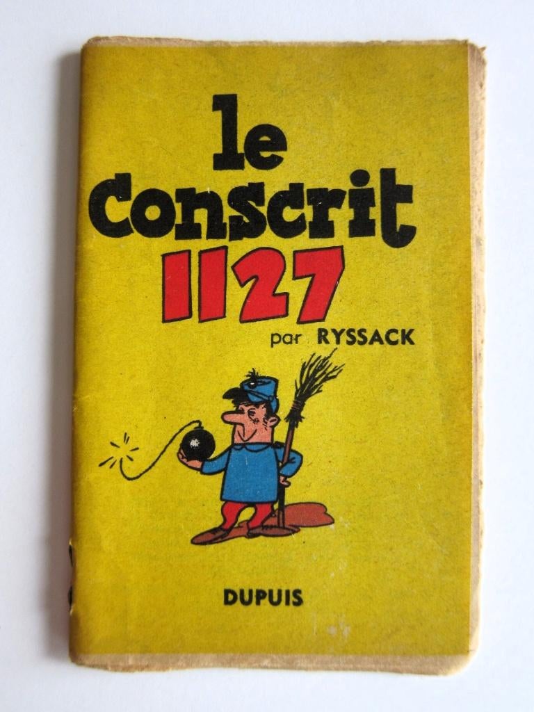 Mini-récit Spirou : Le conscrit 1127 (Ryssack 1959), Livres, Enlèvement ou Envoi, Une BD, Utilisé, Ryssack