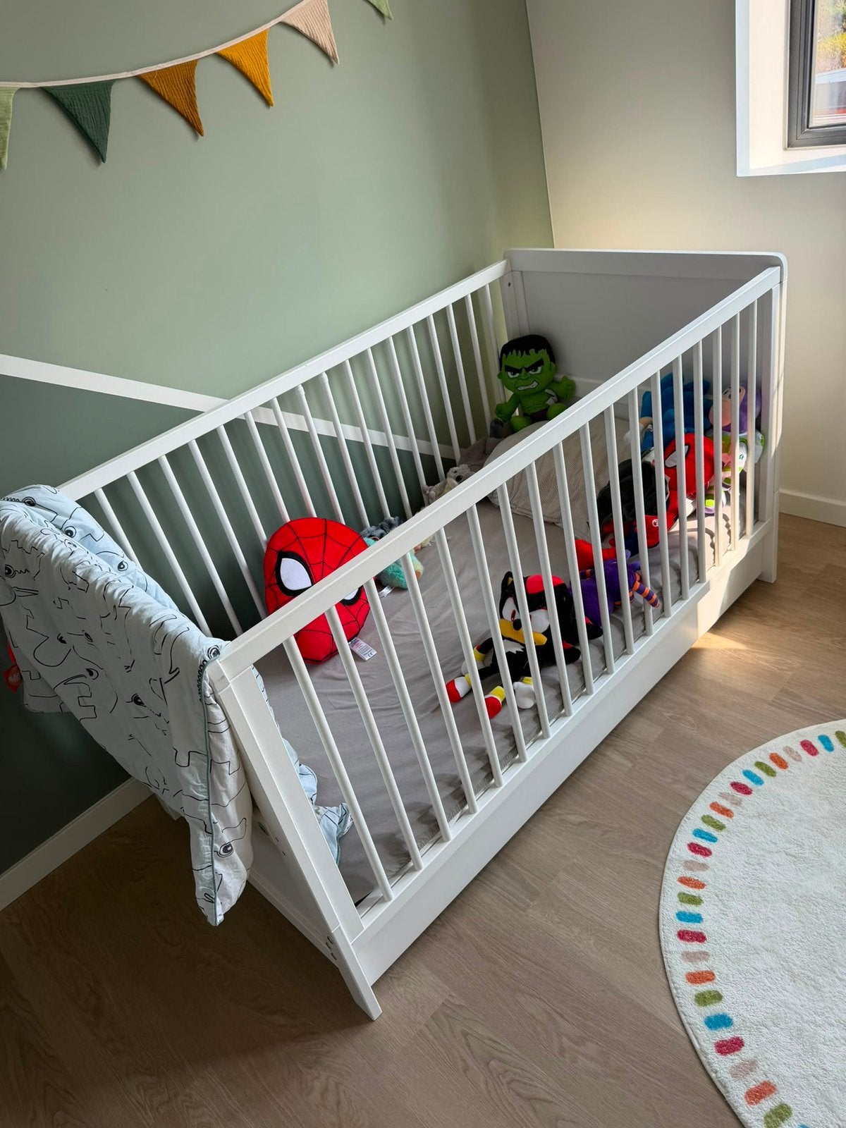 Baby-peuterbed, Ophalen, Zo goed als nieuw