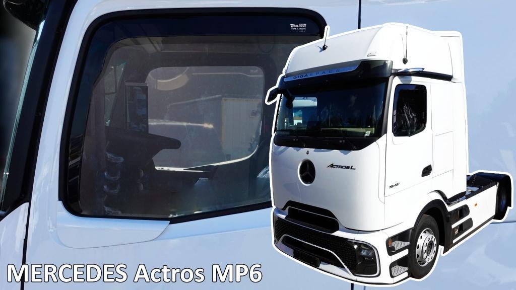 Zijwindschermen mercedes Atros Atego Arocs e.a. licht getint, Auto-onderdelen, Ophalen of Verzenden, Nieuw, Mercedes-Benz, Ruiten en Accessoires