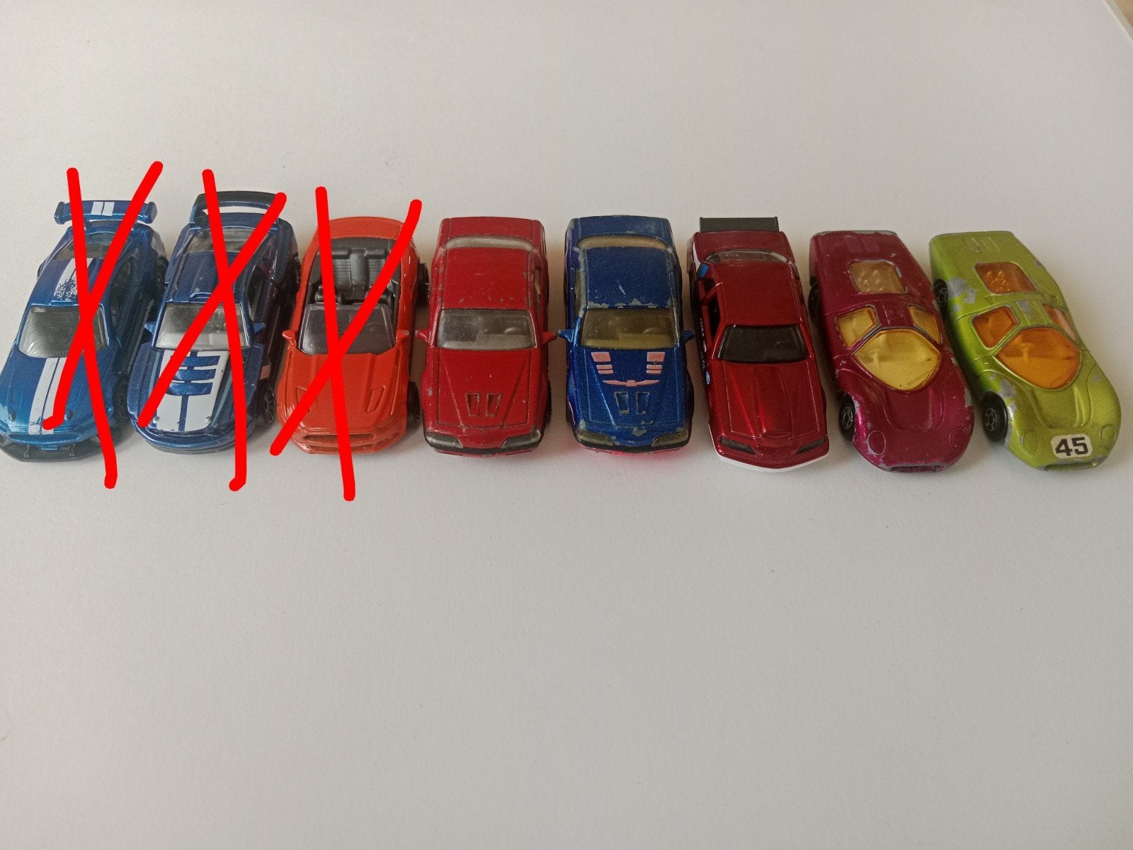 Matchbox. Ford Mustang en andere, Hobby en Vrije tijd, Ophalen of Verzenden, Gebruikt, Auto