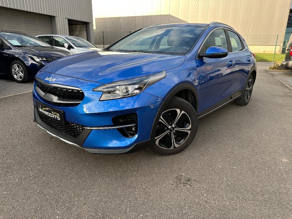 Kia Xceed,1.6 benzine + elektrisch, plug-in hybride, CARPLAY, Stof, Blauw, https://public.car-pass.be/vhr/76ea91dd-67aa-46f3-b79c-df5f5dda816a