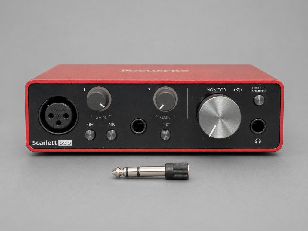 Focusrite Scarlett Solo 3rd Gen, Muziek en Instrumenten, Soundmodules, Zo goed als nieuw, Overige merken, Ophalen of Verzenden