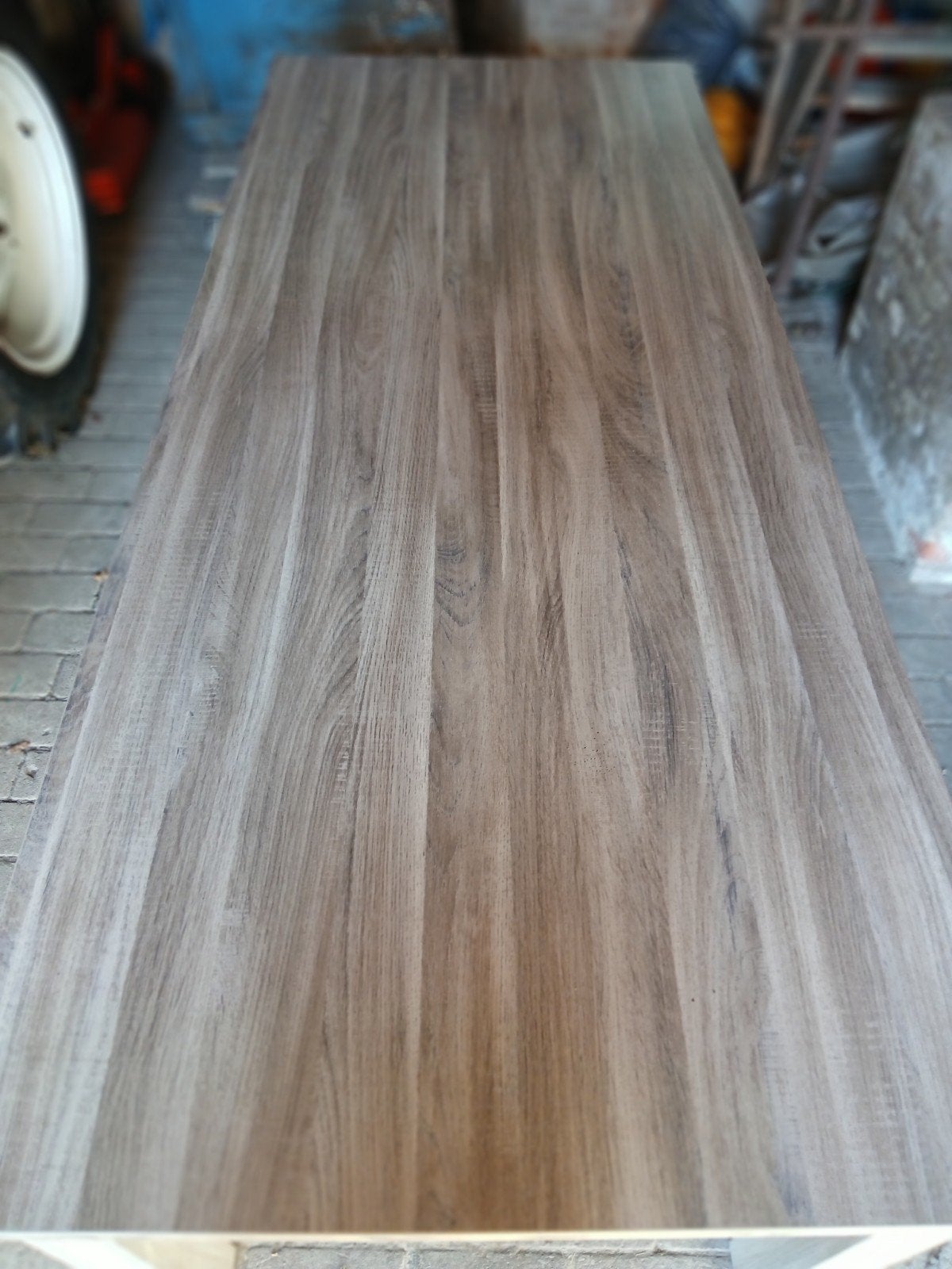 houten eettafel, Ophalen, Gebruikt