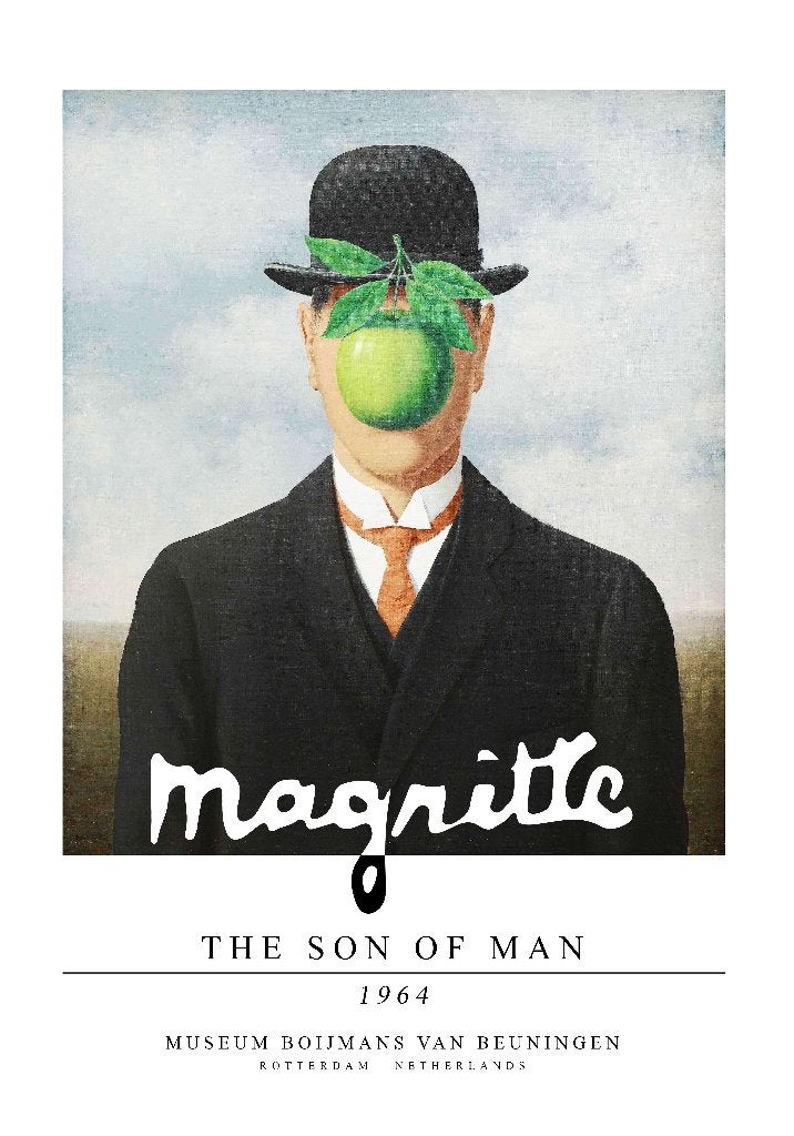 Affiche René MAGRITTE, Antiquités & Art, Enlèvement ou Envoi