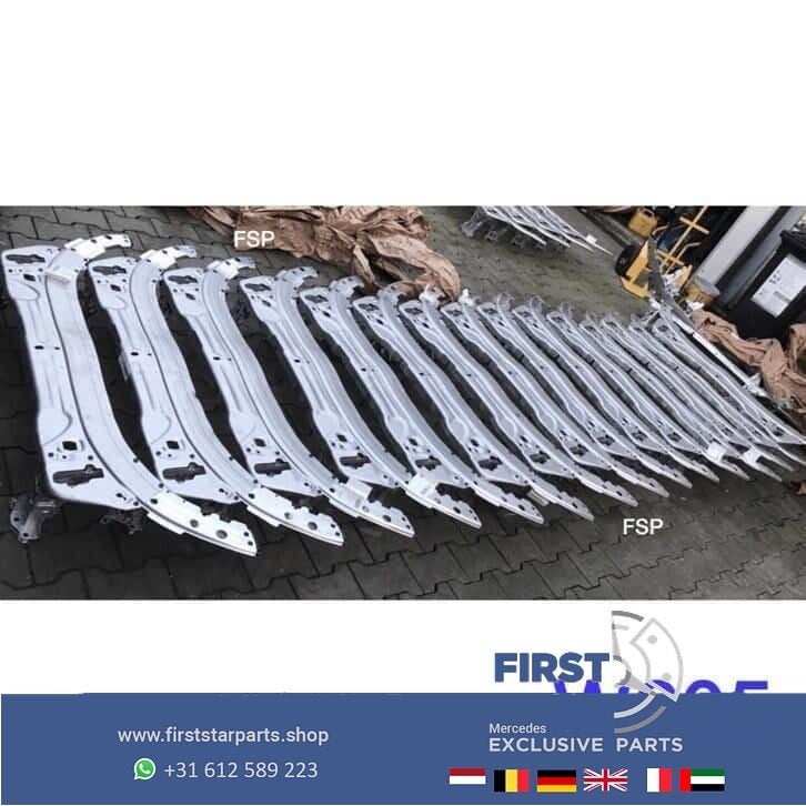 W205 front A2056204201 Mercedes C Klasse 2014-2018 aluminium, Gebruikt, -, Ophalen of Verzenden, Bumper