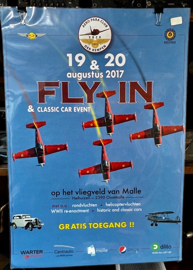 Fly-In Malle, 2017., Collections, Enlèvement ou Envoi, Utilisé