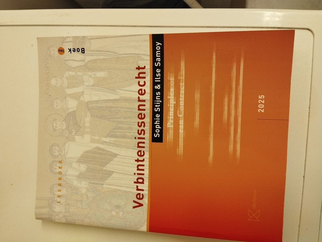 Verbintenissenrecht boek 1 en boek 2, Enlèvement, Comme neuf, Sophie stijns